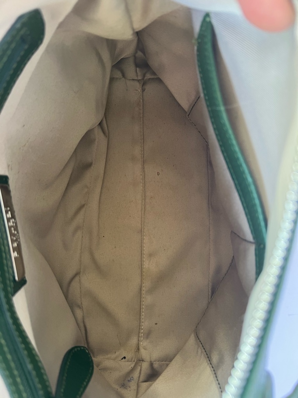 Peruzzi Firenze Green Leather Satchel | Made in Italy Structured Handbag - Picture 5 of 9